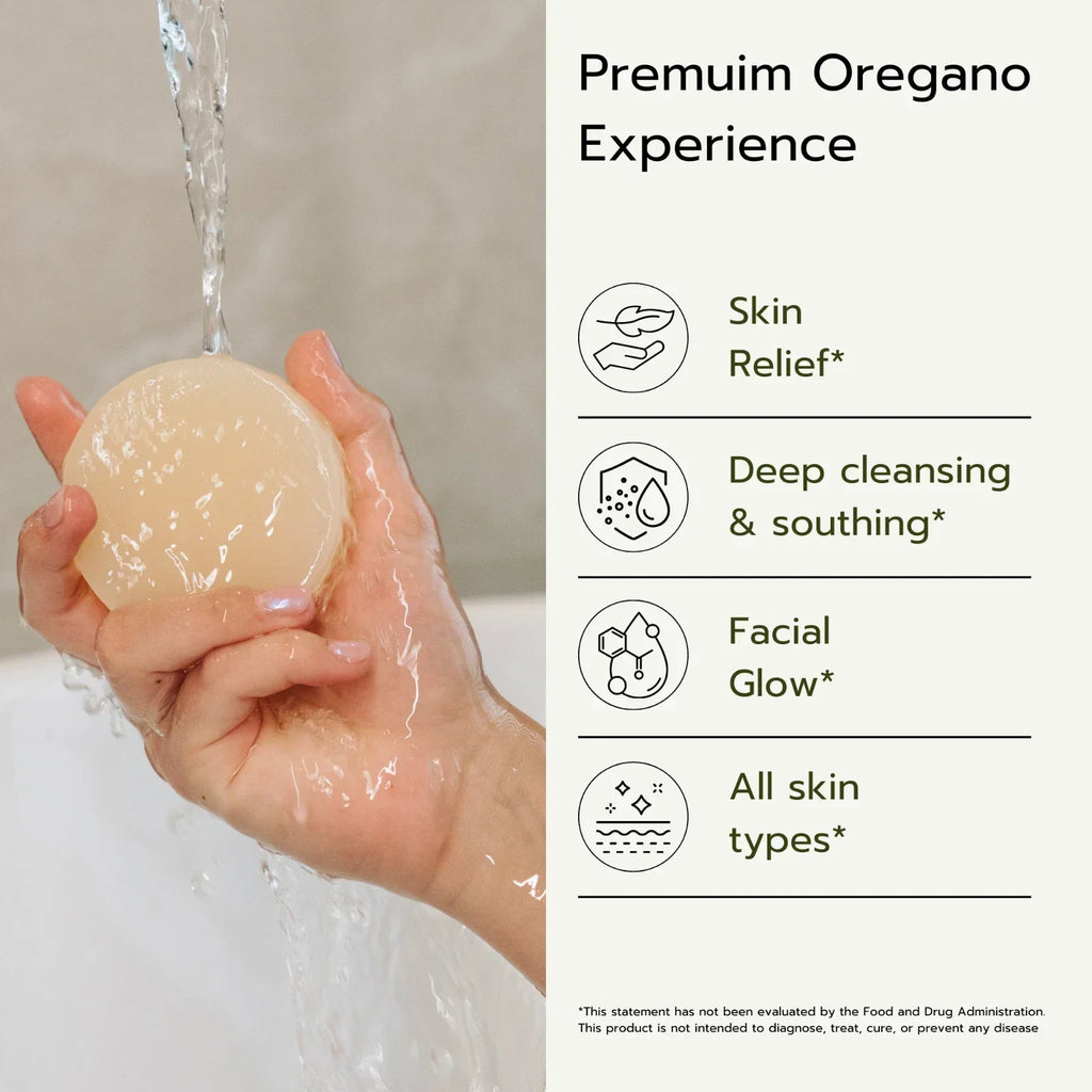 Aromavita Acne Control Soap with Oregano & Argan oils Clean & Soft Skin Natural