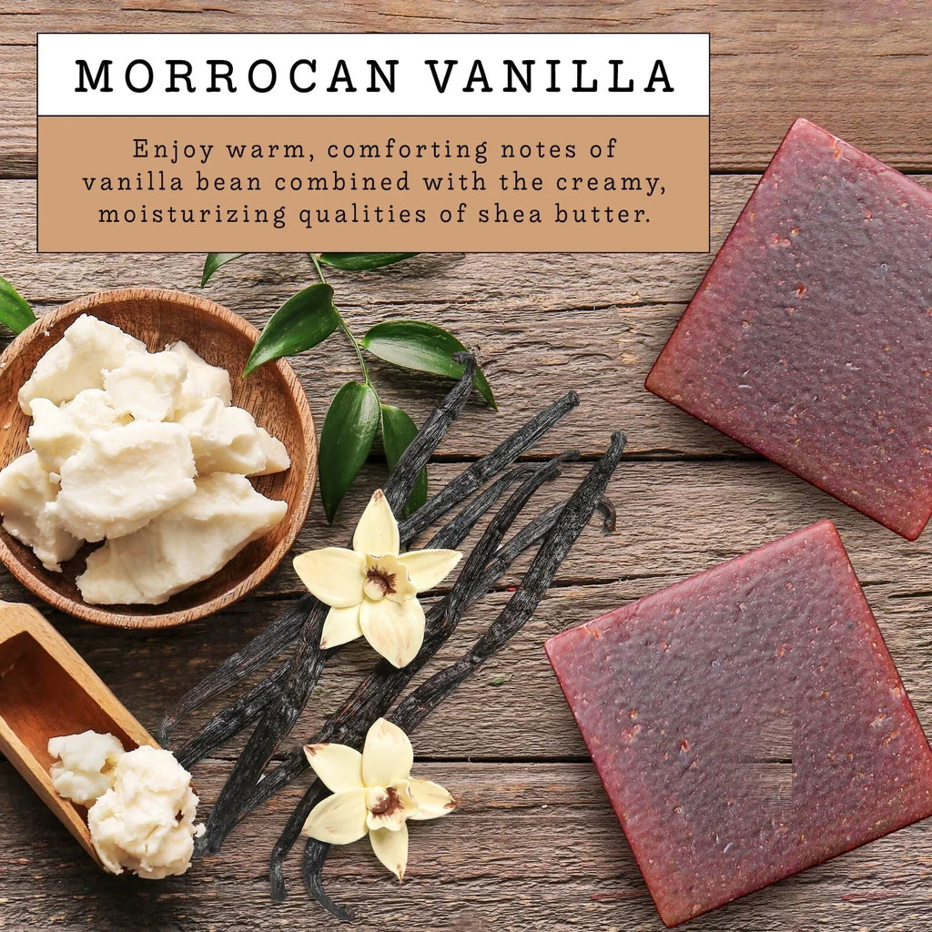 Handmade Goat Milk Soap, Moroccan Vanilla Scent, Goats Milk Soap Bar, Made in US